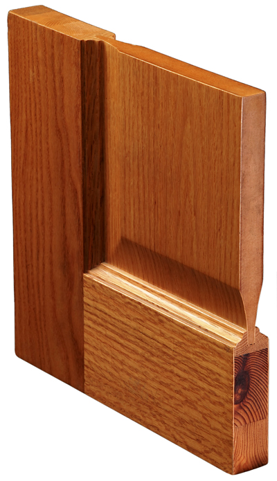 oak panel corner